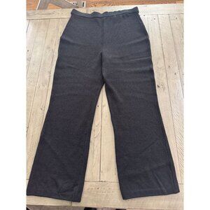 ST JOHN Collection Vintage Black Santana Knit Pull On Straight Pants Size 12